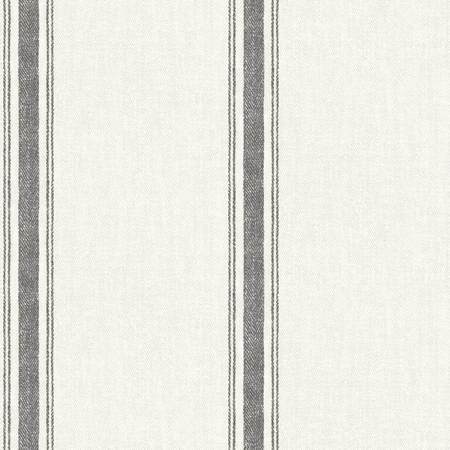 MANHATTAN COMFORT Gresham Linette Black Fabric Stripe 33 ft L X 205 in W Wallpaper BR4072-70066